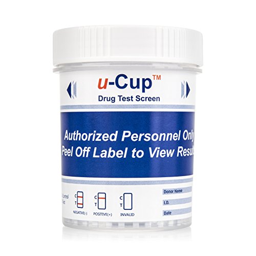 Urine Drug Test Cups: 12 Panel Urine Screening Drug Testing Cups with Instant Results - Test 12 Drugs Including THC, COC, OXY, MDMA, BUP, MOP, BAR, BZO, MET, MTD & PCP - Over The Counter - 5 Pack - Thumbnail 3