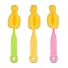 Ecosin 3Pcs Sponge Nipple Brush Baby Feeding Bottle Brush Sponge Cleaner Straw Nipple Cleaning Washing Tool
