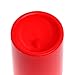 GiveU 3X4 Inches Flameless Plastic Pillar Led Candle With Timer,Battery Operated for Valentine's Day Decor,Red,Pack of 2