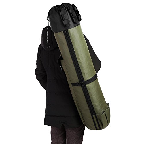 Kaluo Large Capacity Waterproof Rod Bag Reel Carrier Storage Bag For fishing - Thumbnail 4