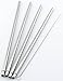 4 Stainless Steel Straws for Tervis Tumbler 24 oz Travel Insulated Clear Drinking Cup Lid CocoStraw Brand