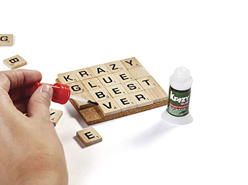 Krazy Glue Home & Office Brush On Super Glue, Brush Applicator, 5 Grams (5 Pack)
