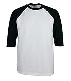 Proclub Men's 3/4 sleeve baseball shirt