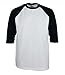 Pro Club Men's 3/4 Sleeve Crew Neck Baseball Shirt