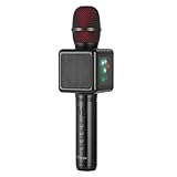 Wireless Karaoke Microphone,Cocopa Portable Handheld Mic Built-in Speaker With Multi-function Professional Classic-style Karaoke Player for iPhone/Android/Smartphone, Home Party KTV, Outdoor, Karaoke