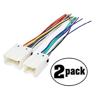 Amazon.com: 2-Pack Replacement Radio Wiring Harness for 2001 Nissan