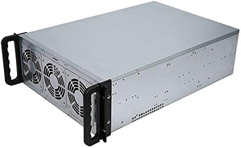 Triamisu Riser Mining Eth/ETC/ZEC/XMR 4U Mine Mining Machine Chasis 6/8 Servidor de gráficos Chasis Fuente de alimentación única - Negro (en Stock)