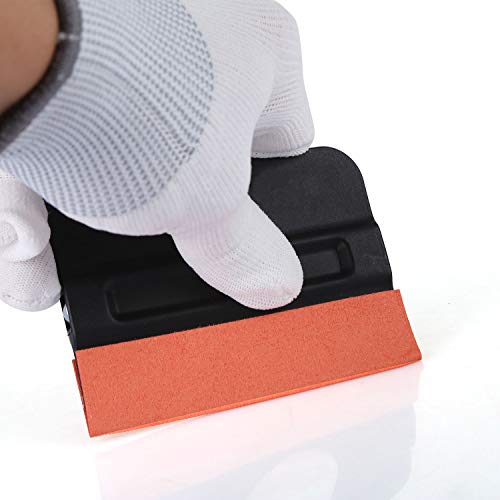GISSVOGEEK Car Vinyl Wrap Tools Window Tint for Cars Vinyl Wrap Squeegee 4 Pack Magnet Felt Squeegees - Thumbnail 2