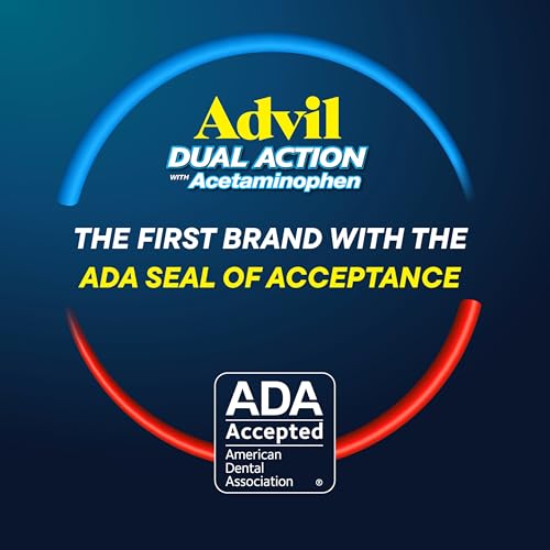 ADVIL DUAL ACTION COATED CAPLETS, 125 MG IBUPROFEN AND 250 MG ACETAMINOPHEN PER DOSE (2 DOSE EQUIVALENT) FOR 8 HOUR PAIN RELIEF – 216 COUNT