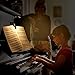 iGoober Rechargeable Music Stand Light, Clip on Reading Light, 8 LED Book Lamp, 3-Level Brightness for Eye Protection, Perfect for Piano, Orchestra, Bookworms, Craft (White & Warm, Dual Arm)