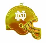 University of Notre Dame - Chirstmas Holiday Football Helmet Ornament - Gold