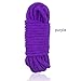 Alwaysuc 4-Pack 32 Feet 10M Soft Twisted Cotton Rope(Black,Red,pink, Purple) (Cotton Rope)