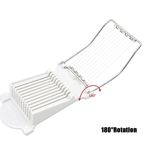 image for MyLifeUNIT Multi-purpose Canned Meat Slicer, Egg Slicer with 10 Durabl