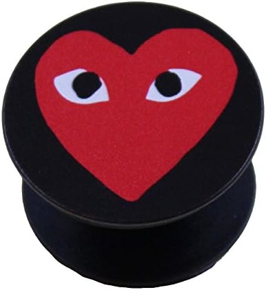 PopStyle Grip Stand for Smartphone (Comme des Garçons Inspired) Phone Tablet Expanding Holder High Fashion Inspired Luxury Quality 3M (Bred)