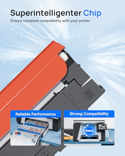 117A MFP 178nw Toner with Chips Compatible with HP 117A W2070A Cartridge for HP Color Laser MFP 178nw 178nwg MFP 179fnw 179fwg 150nw 150a W2071A W2072A W2073A (4-Pack)