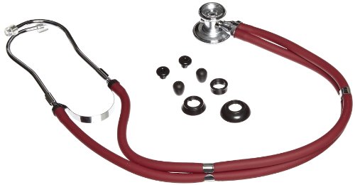 Primacare DS-9295-BD Sprague Rappaport Style Stethoscope, 30" Length, Burgundy