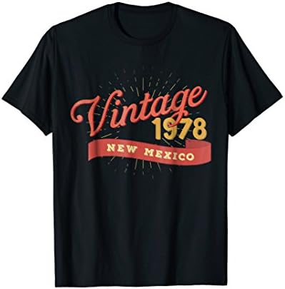Vintage 1978 New Mexico T-Shirt Retro 70's-40th Birthday Tee
