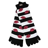RSG Teen Girls & Women's Toe Socks (Lips)