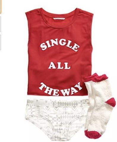Victoria's Secret The Sleep Tank, Shortie & Sock Pajama Set L