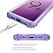 LONTECT Compatible Galaxy S9 Plus Case Luxury Glitter Sparkle Bling Heavy Duty Hybrid Sturdy High Impact Shockproof Protective Cover Case for Samsung Galaxy S9 Plus - Shiny Purple
