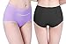 Intimate Portal Women Secret Agent Leak Proof Incontinence Period Panties 2-Pk Black Purple M