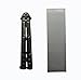 Kaqkiasiog 1 Pcs Newest Black Skull Totem Stainless Steel Practice Tactical Dull Butterfly Comb Folding Knife Blunt Rotatable Trainer Hand Safe Training Unsharpened Tool Set