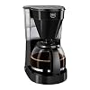 Melitta Easy Filterkoffiezetapparaat met glazen kan, inhoud 10 kopjes (125 ml), zwart