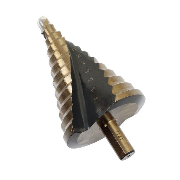 US PRO Tools 6-60mm HSS-G+ Step Drill Spiral Step Cone 7141