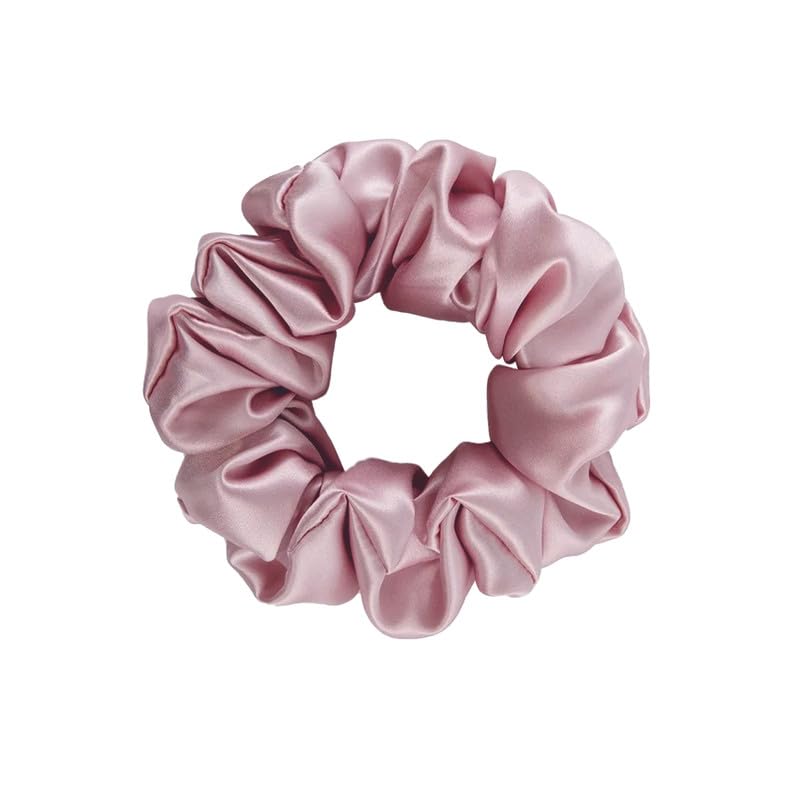 townssilk Silk Hair Tie, 100% Pure Mulberry Silk, 22 Momme, Hair-Friendly, Luxurious, Bouncy Hair Ties. 1 Piece Dusty Pink — image 1