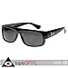 Original OG Mad Dogger Locs Shades Sunglasses w/Super Dark Lens (Black w/Logo)