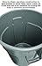 Rubbermaid Commercial Products BRUTE Heavy-Duty Round Trash/Garbage Lid, 55-Gallon, Gray, Compatible with Rubbermaid BRUTE 55-Gallon Can