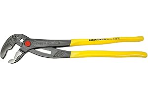 Klein Tools D504-10B Pump Pliers, Quick-Adjust Tongue and Groove Klaw Water Pump Pliers, 10-Inch