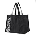 Bekith 9 Pack Reusable Grocery Bags, Large Heavy Duty Collapsible Shopping Bags, Grocery Tote Bags with Reinforced Handles For Shopping Groceries Clothes Vegetables Fruits, Black