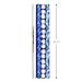 Hallmark Holiday Wrapping Paper Bundle with Cut Lines on Reverse, Blue and Silver (Pack of 4, 110 sq. ft. ttl.) (5EWR2161)