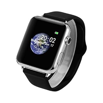 Bluetooth V1 Smart Watch Monitor de ritmo cardíaco Reloj ...