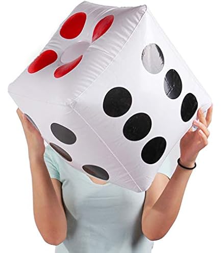 Juguete De Dados Inflables Gigantes, Gran Juguete De Dados Enormes Fiesta Club Actividades Juego De Accesorios Suministros De Juguetes Juego De Piscina Para Ni?os Juguete(rojo) EOTVIA NO | En Línea