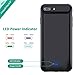 iPhone 7 Plus/8 Plus Battery Case, Stoon 7200mAh Portable Charger Case Rechargeable Extended Battery Pack Protective Backup Charging Case Cover for Apple iPhone 7 Plus/8 Plus (5.5 Inch) (Black)