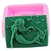Mujiang Silicone DIY Handmade Art Craft Soap Molds, S