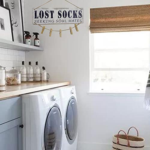 Lost Socks Laundry Sign Laundry Room Decor Lost Socks Seeking Soul
