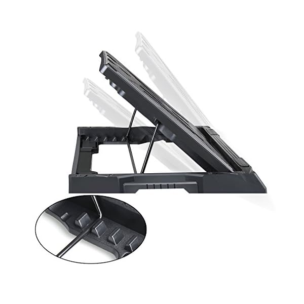 TECKNET-Laptop-Cooling-Pad-12-17-Ultra-Quiet-Gaming-Laptop-Cooler-Stand-with-Dual-Speed-Adjustable-Fans-and-LCD-Temperature-Display-Screen TECKNET Gaming Laptop Cooling Pad, Quiet Laptop Cooler Stand with Auto Temperature Control, LED Temperature and…