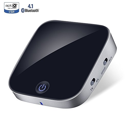 UPC 709586692257, Giveet 2-in-1 Bluetooth Transmitter Receiver Digital Optical Toslink and 3.5mm Wireless Audio Adapter for TV Home Car Stereo System, Bluetooth 4.1, A2DP, aptX LL(2 Devices Simultaneously)