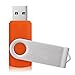 areFlash 10Pcs USB 2.0 Flash Drive Memory Stick Fold Storage New Design Easy to Carry (4GB, Orange)