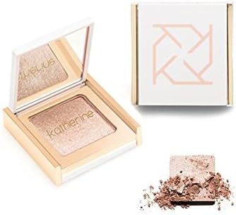 Katherine Natural Cosmetics - Highlighter Makeup - Siena's Highlight - Pressed Powder for Natural Looking Shimmer - Buildable Coverage and Contour - Cruelty, Gluten and Paraben Free