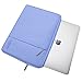 MOSISO Vertical Style Polyester Sleeve Bag Compatible 13-13.3 inch Laptop, Pure Blue