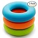 Hand Grip Strengthener Exercisers Set of 3, maxin 3 Levels Ring Round Silicone Hand Grippers Strengtheners-Perfect for Increasing Hand, Finger, Wrist, and Forearm Strength.