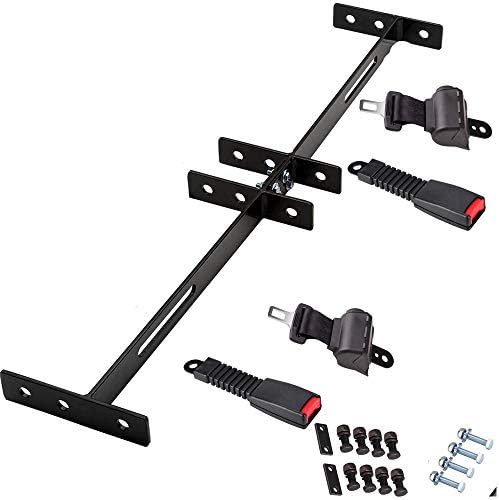 Dr.Acces Universal 2 Passenger Retractable Seat Belts and Bracket Kit for Club Car,EZGO Yamaha etc. Golf Cart Dr.Acces Universal 2 Passenger Retractable Seat Belts and Bracket Kit for Club Car,EZGO Yamaha etc. Golf Cart