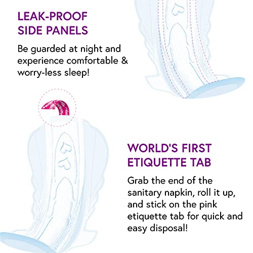 Sofy Organic Cotton Sanitary Pads for Women Certified Overnight