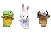 Moon Boat (TM) Story Time 10 PCS Velvet Animal Finger Puppets Pinata Filler Kids Party Favors