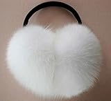 AKOAK Imitation Rabbit Fur Earmuffs Fashion Warm Woman Warm Ear Cover,White