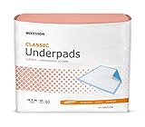 McKesson Lite Underpad 23 X 36 Inch Light Absorbency Disposable, Case of 150